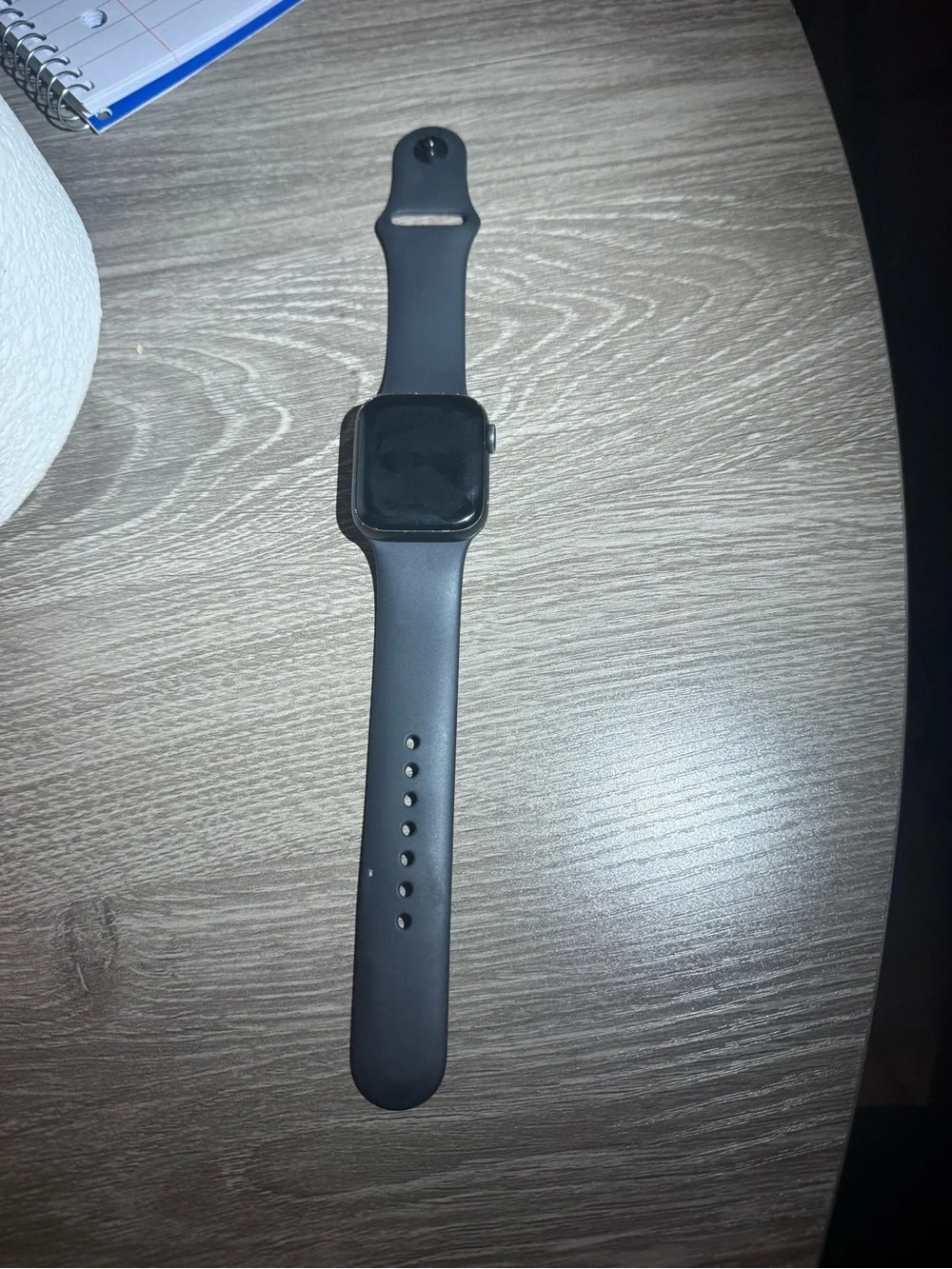 Apple Watch Series 5 with Black Sport Band